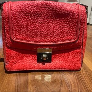 Kate Spade Cherry Red Textured Shoulder Bag